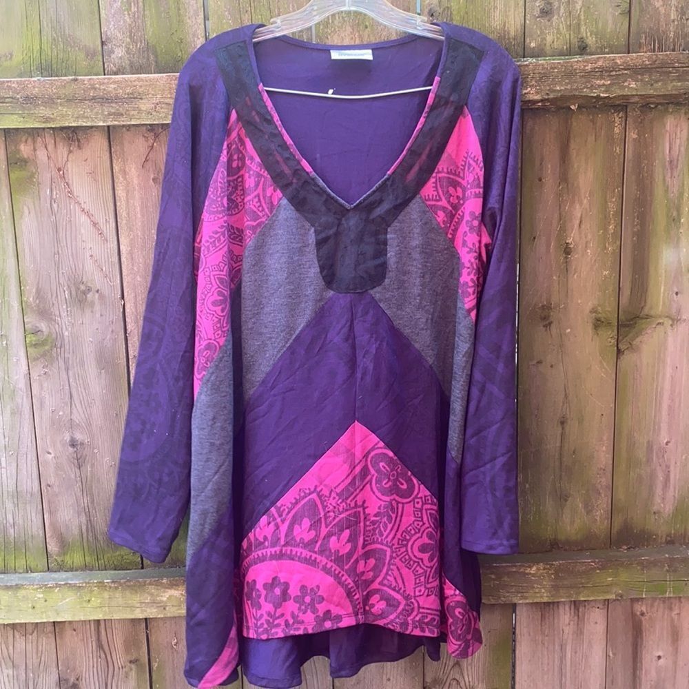 Avenue Colorblock top sz. 3X